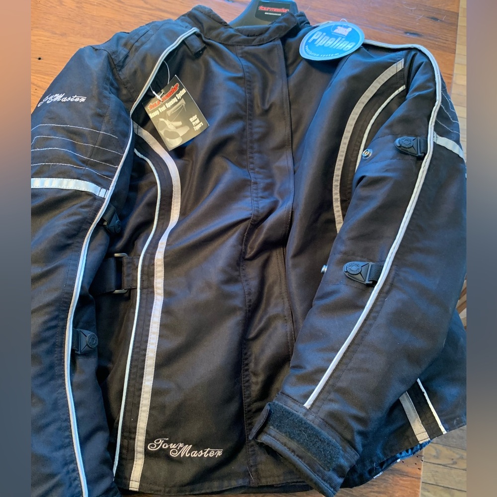 Motorcycle Riding Jacket & Gloves Bundle - Size Medium
